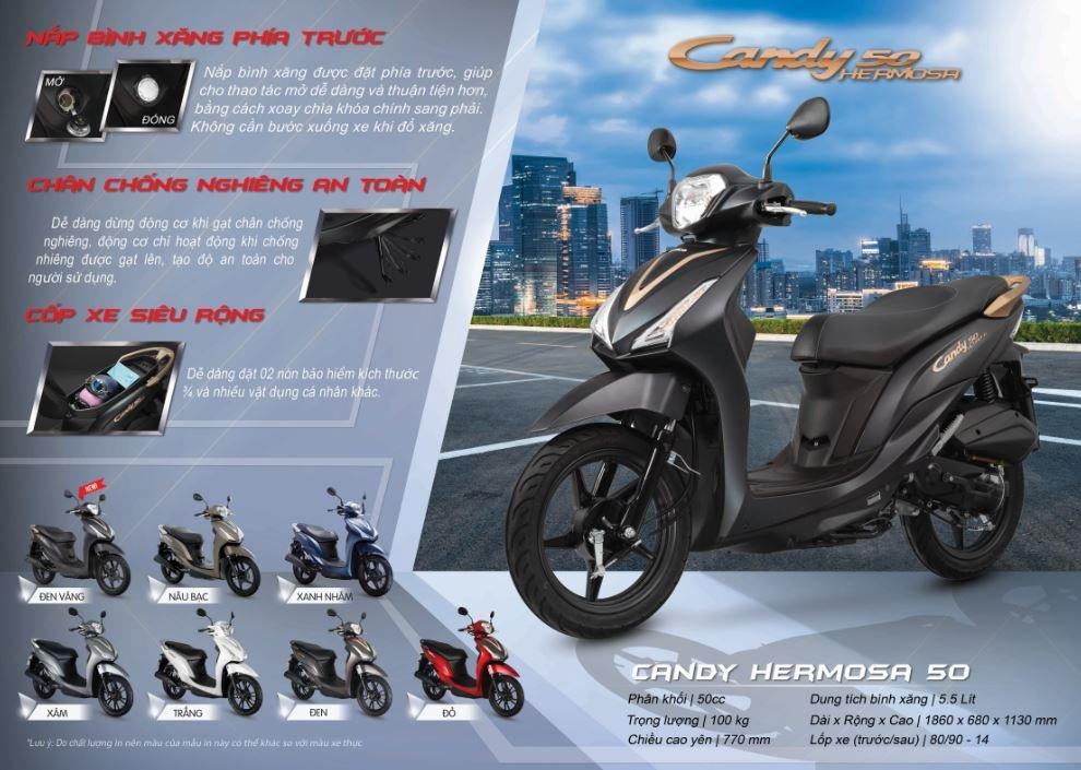 Xe Máy 50cc Kymco Candy Hermosa | Xe Thế Hệ Mới