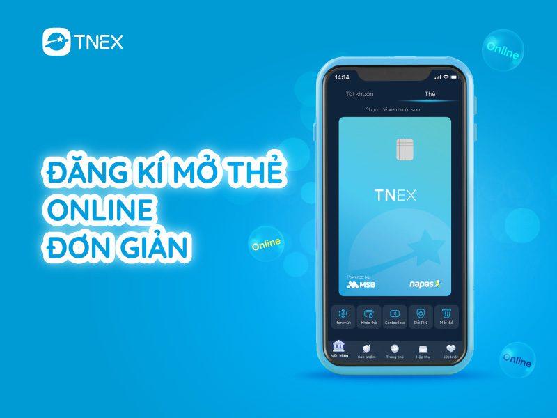 Đăng kí mở thẻ online đơn giản