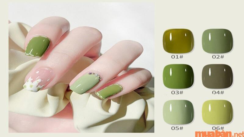 100+ mẫu nail màu xanh bơ đẹp và cực trendy cho các cô nàng