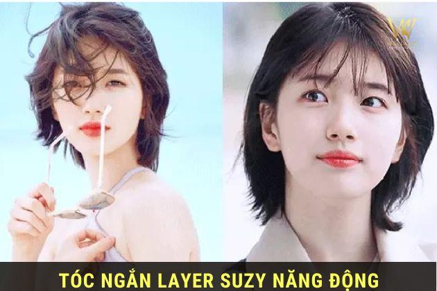 [HOT] 5 Mẫu tóc ngắn layer Suzy - Cá tính, cuốn hút hơn bao giờ hết