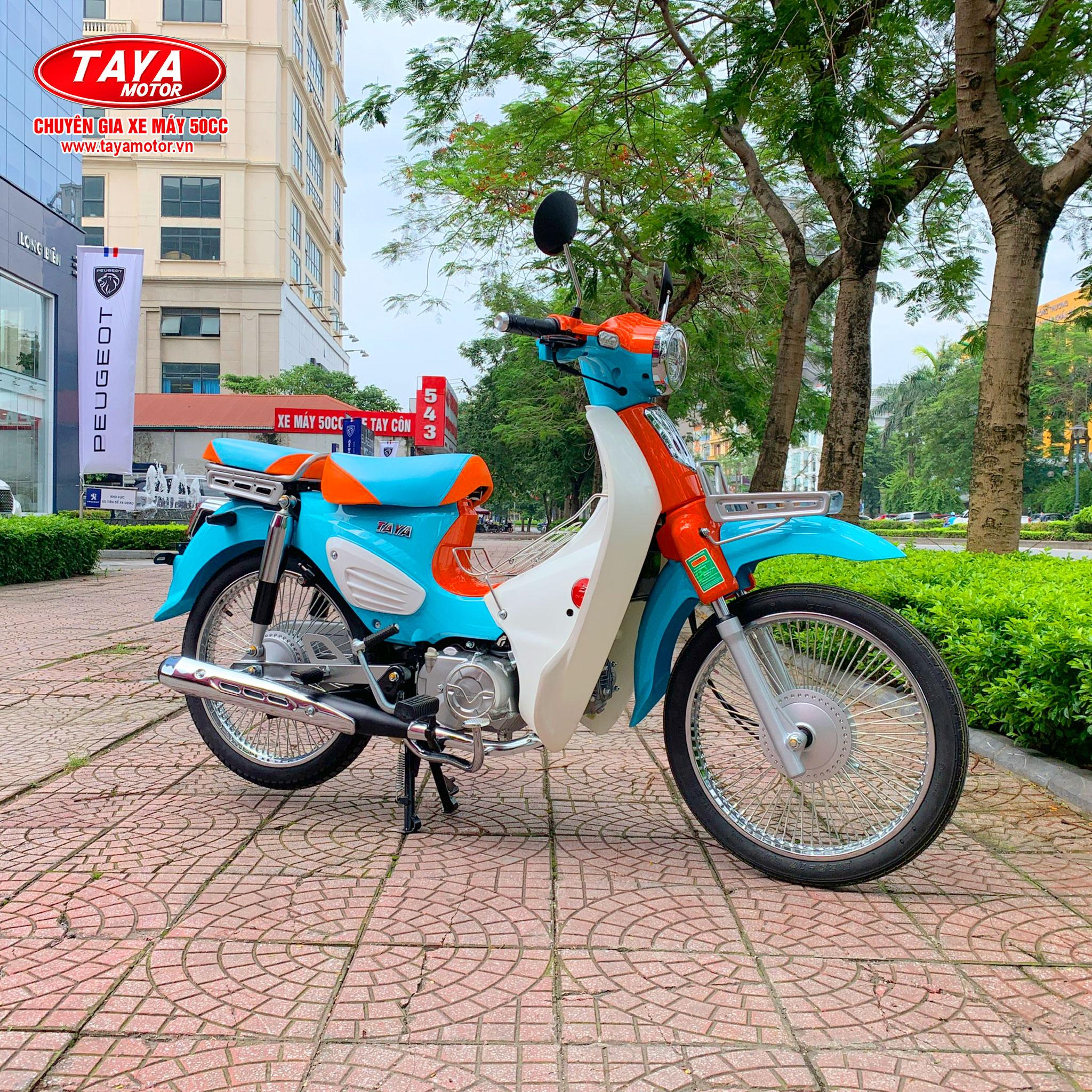 Xe cub 50cc Taya Smile (Tím ngọc trai)