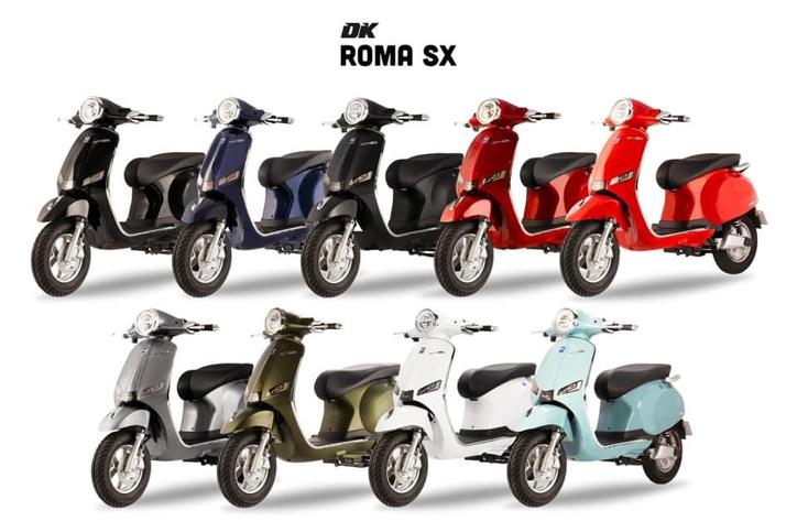 9 màu sắc đa dạng của dòng xe DK Roma SX 50cc