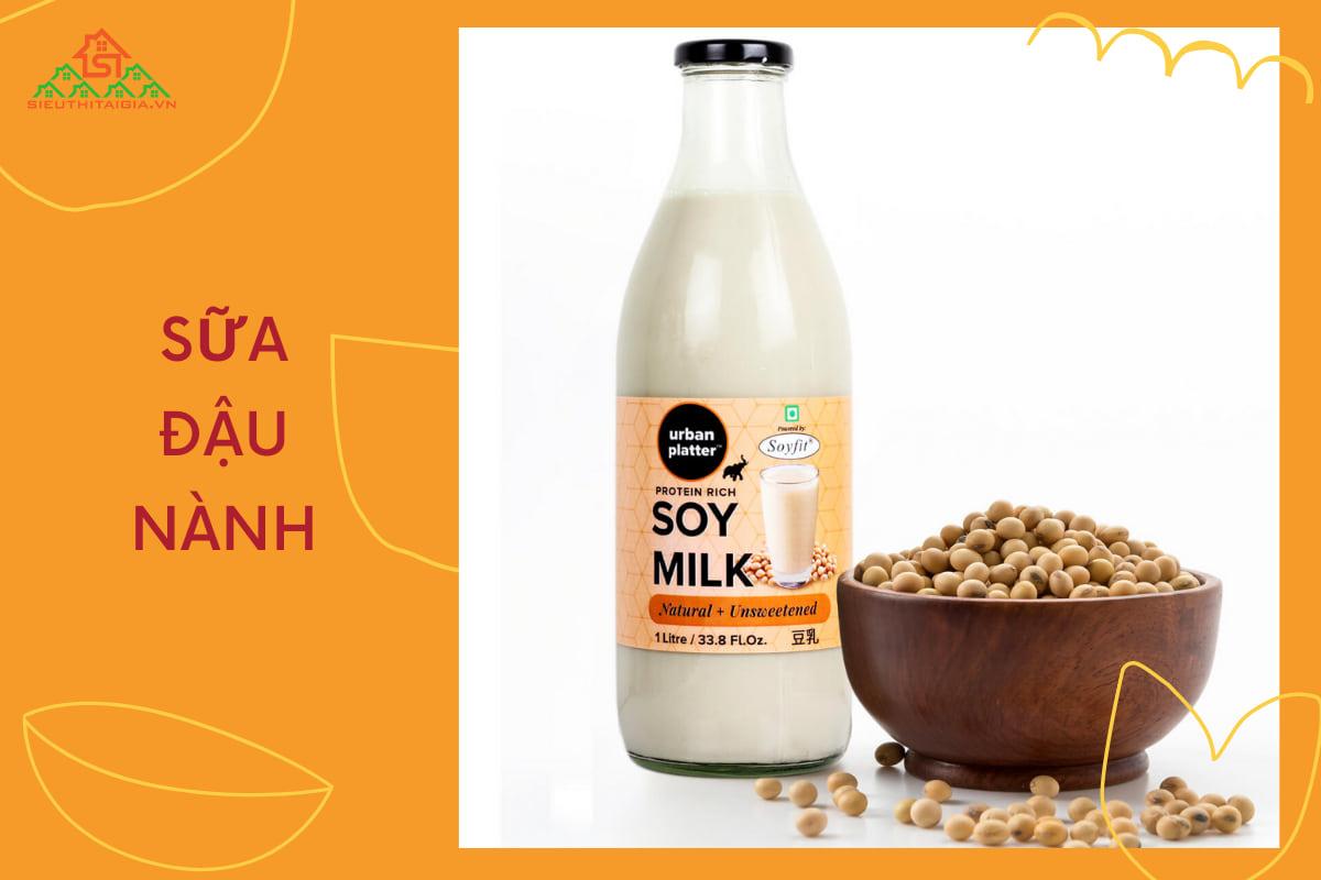 100ml, 200ml, 1 ly sữa đậu nành không đường, có đường bao nhiêu calo?