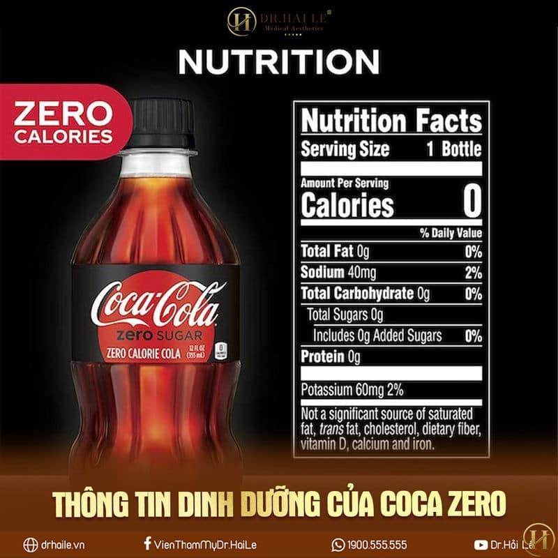 Hiểu biết về lượng calo có trong coca zero là bao nhiêu?