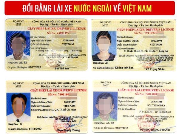 Đổi bằng lái xe Hàn Quốc sang bằng Việt Nam
