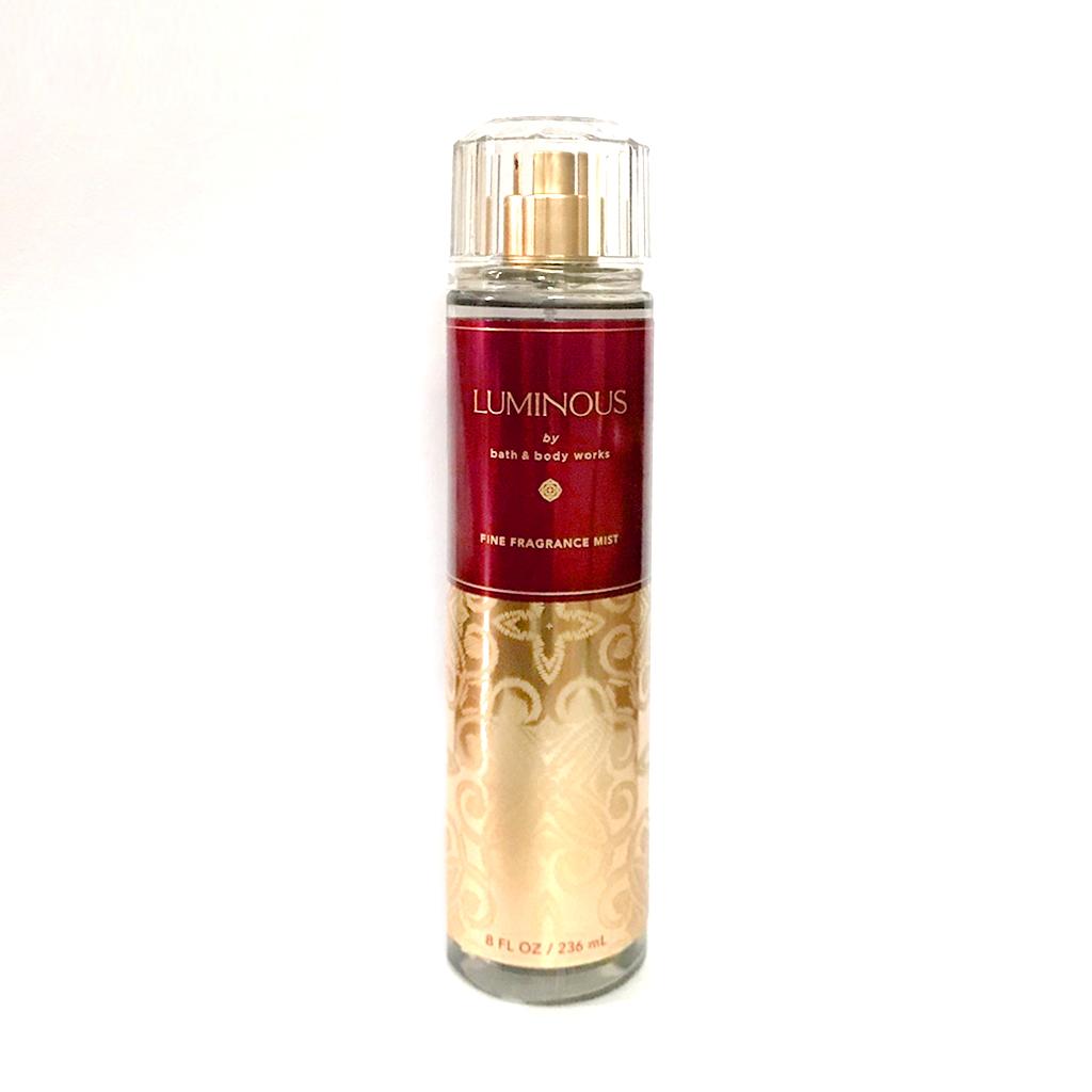 Xịt thơm toàn thân Luminous body mist hương nước hoa sang trọng - Bath and Body Works 236ml - Chính hãng Mỹ