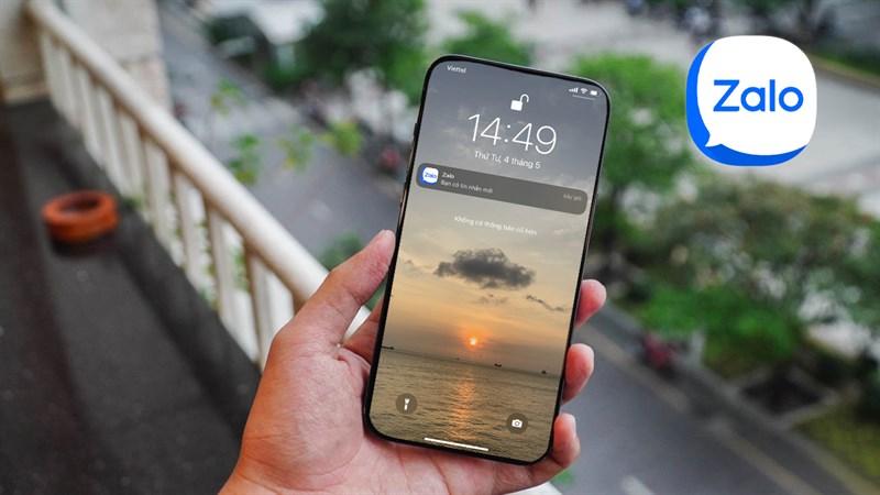 Mách nhỏ cách ẩn tin nhắn Zalo trên màn hình khóa điện thoại