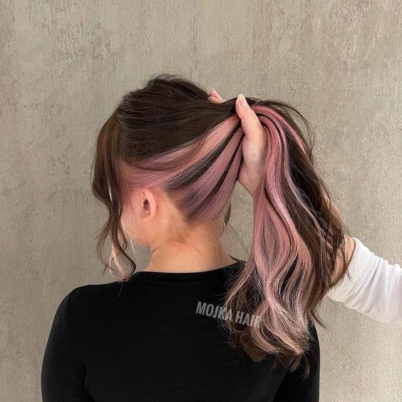 Nhuộm hidden light (ẩn sau gáy) thời thượng, các tính 2024