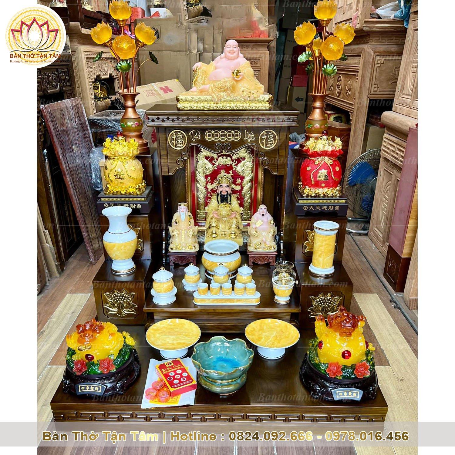 Bàn thờ thần tài có 3 ông gồm có ai, ý nghĩa, cách đặt