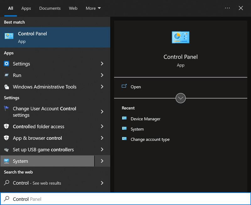 Bật, tắt đèn bàn phím bằng Control Panel