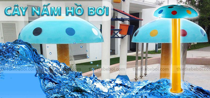 Cây Nấm Bể Bơi - Cây Nấm Phun Nước Bể Bơi