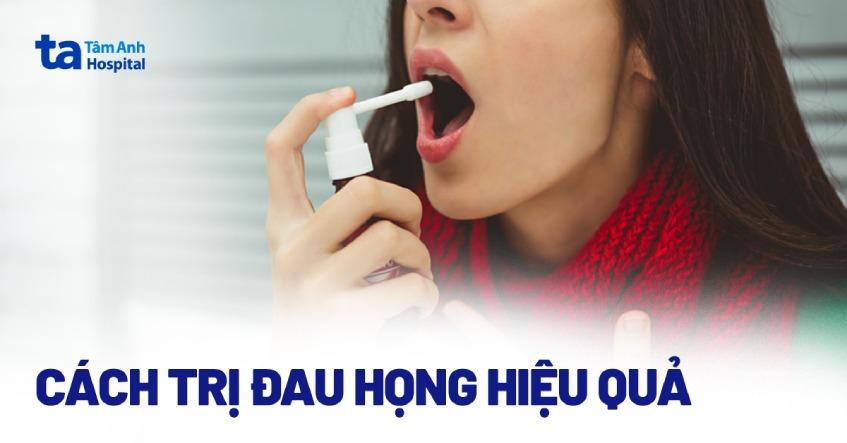 cách trị đau họng tại nhà