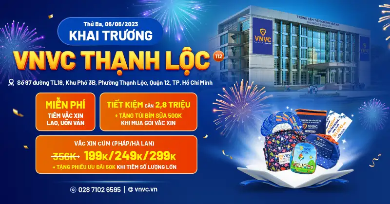 VNVC Thạnh Lộc đi vào hoạt động, cơ sở VNVC thứ 20 tại TPHCM