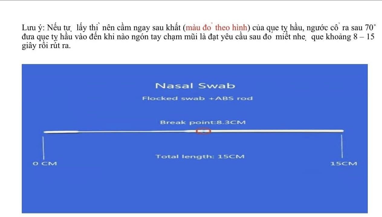 HƯỚNG DẪN TỰ LẤY MẪU VÀ THỰC HIỆN XÉT NGHIỆM NHANH KHÁNG NGUYÊN COVID-19 TẠI NHÀ