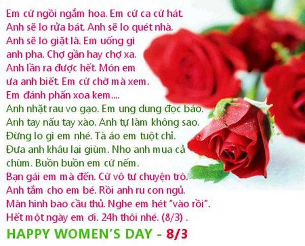 Thơ chế hài hước nhân ngày Quốc tế Phụ nữ 8/3