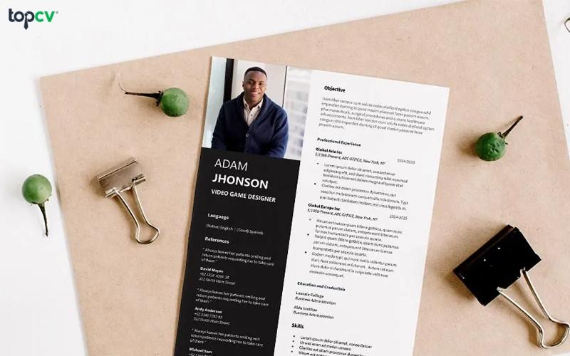 Download CV tiếng Anh chuyên nghiệp cho mọi ngành nghề