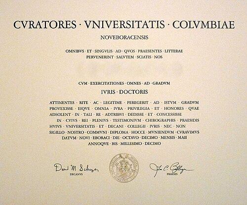 Juris Doctor