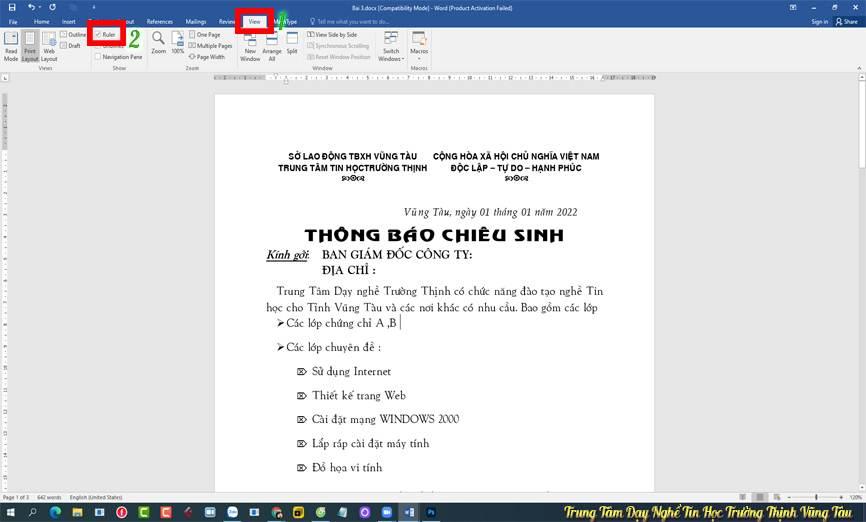 Cách Sử Dụng Tab Trong Word Để Soạn Thảo Văn Bản