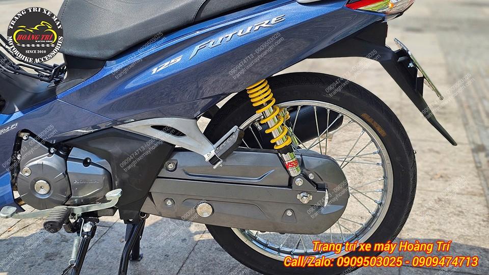 Chiếc xe được anh khách nâng cấp thêm với bộ phuộc YSS mới toanh