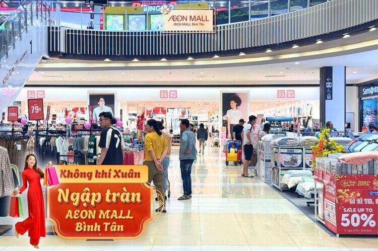 Chi tiết lịch mở cửa các ngày Tết Ất Tỵ 2025 tại AEON MALL Bình Tân