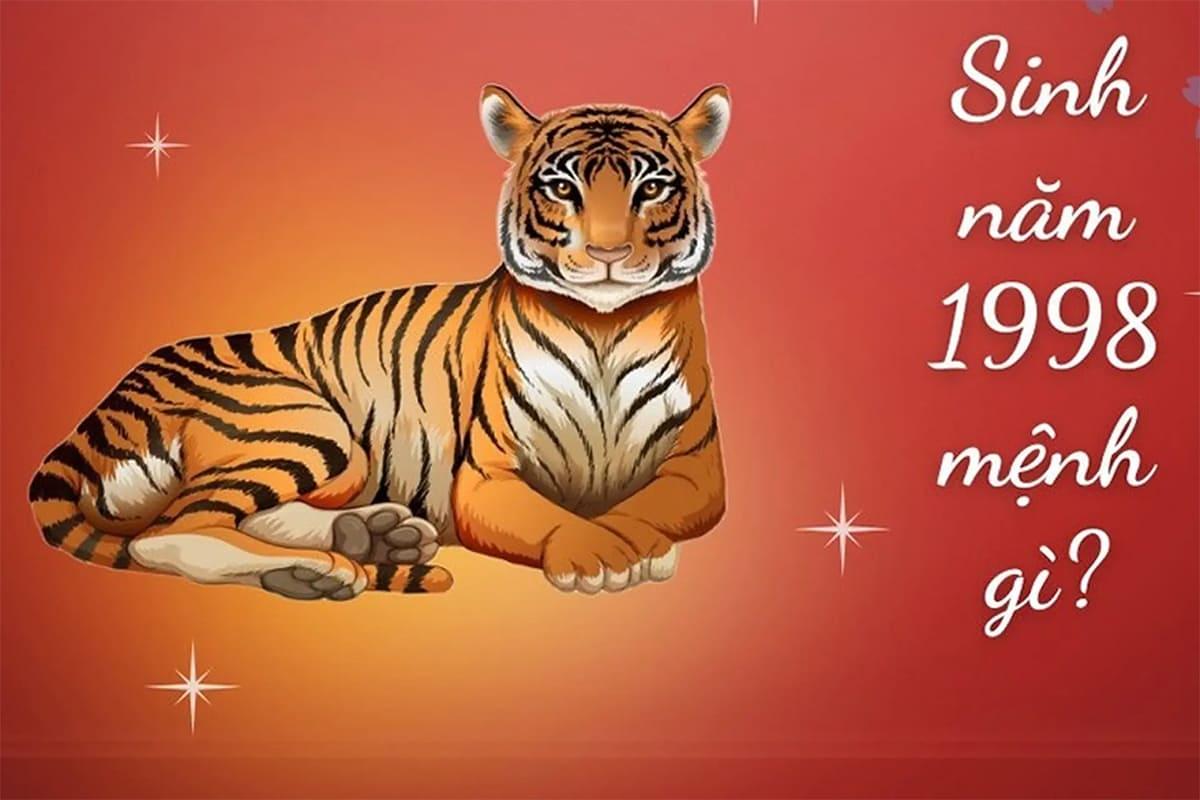 Mậu Dần 1998 mệnh gì, hợp xe màu gì, cung gì, tuổi con gì?