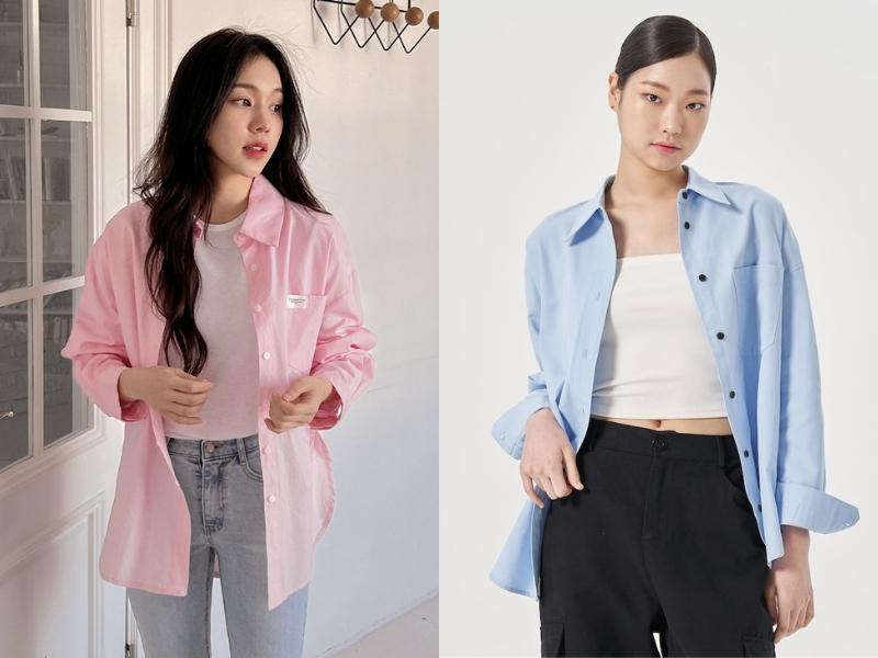 12 CÁCH PHỐI ĐỒ CÙNG SƠ MI FORM RỘNG CHUẨN THỜI TRANG