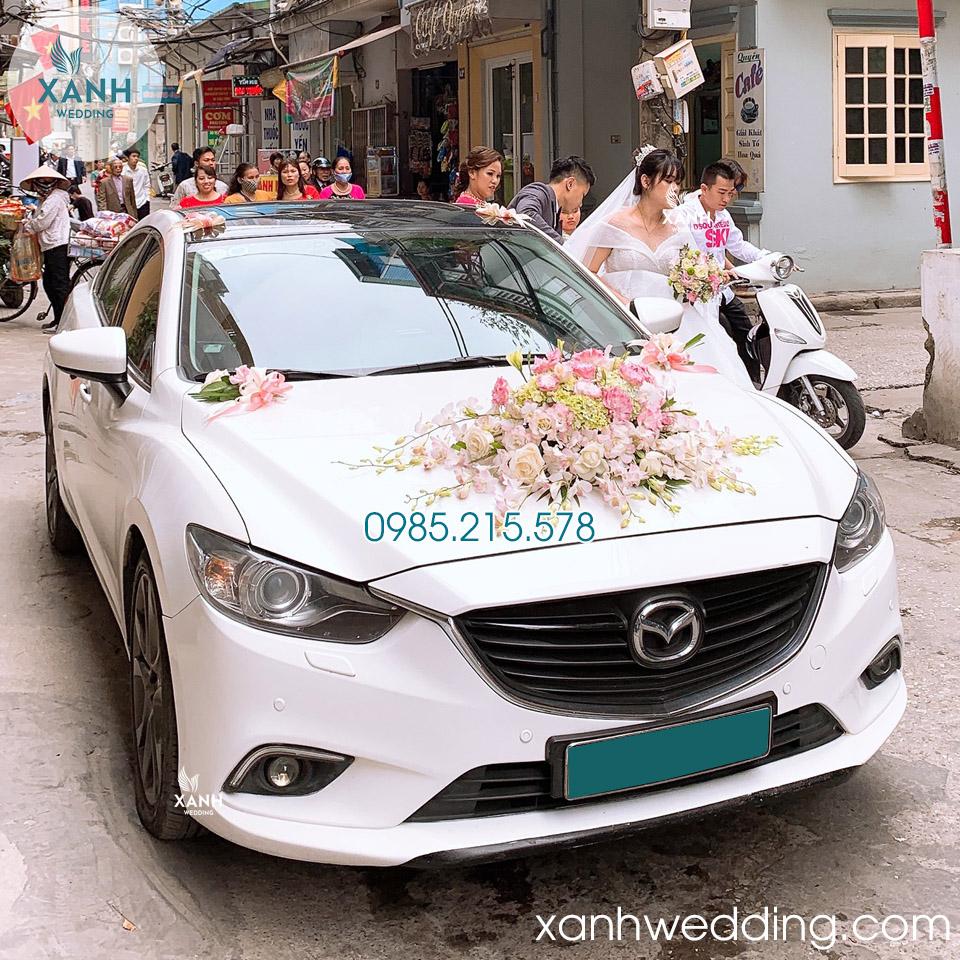 Thuê xe cưới Mazda 6 2017-2018 trắng