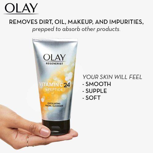 Sữa rửa mặt làm sáng da Olay Regenerist Vitamin C +Peptide 24 Cleanser 150ml