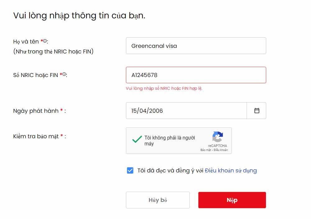 Thủ tục xin visa Singapore cho người Ấn Độ