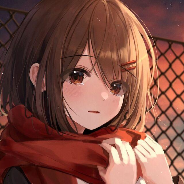 Hình ảnh anime buồn cô đơn nữ