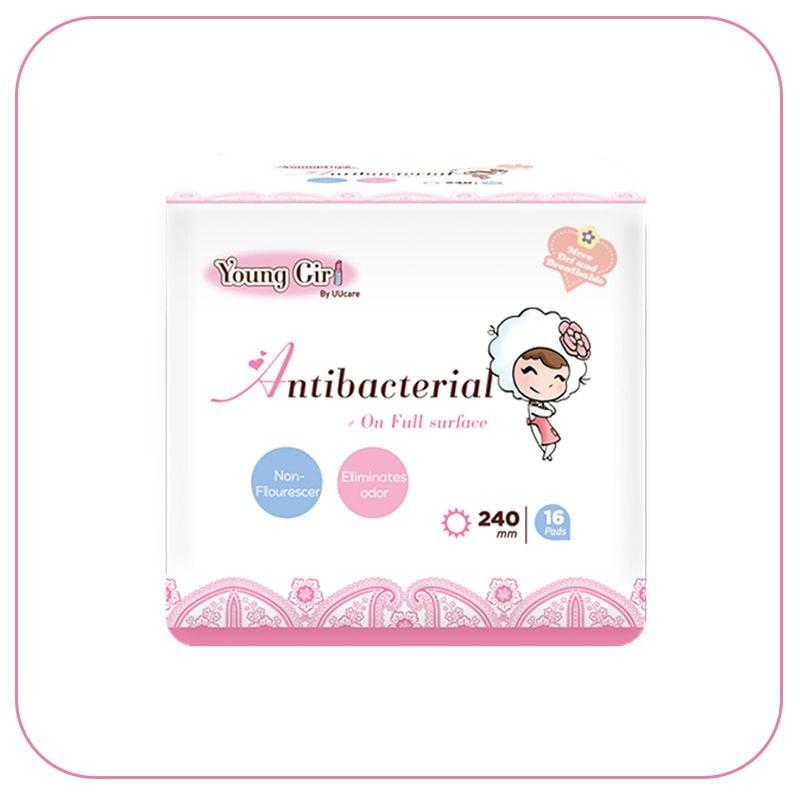 Băng Vệ Sinh Siêu Thấm Ban Ngày UUcare Young Girl Series 24cm - Gói 16 Miếng
