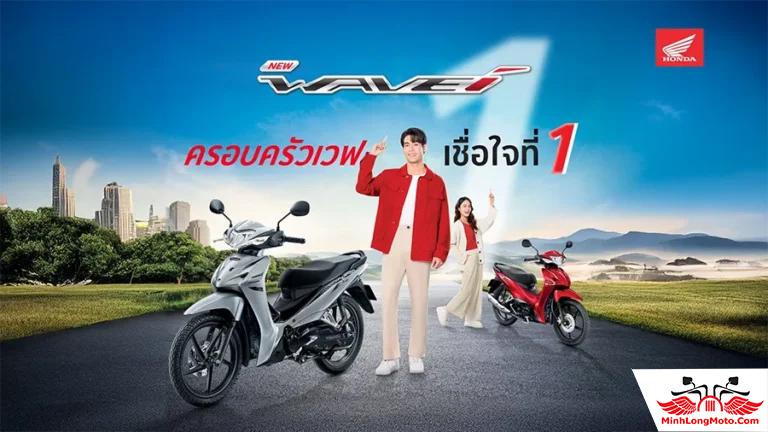 Honda Wave Thái 110i 2025 ra mắt phiên bản mới cho Genz
