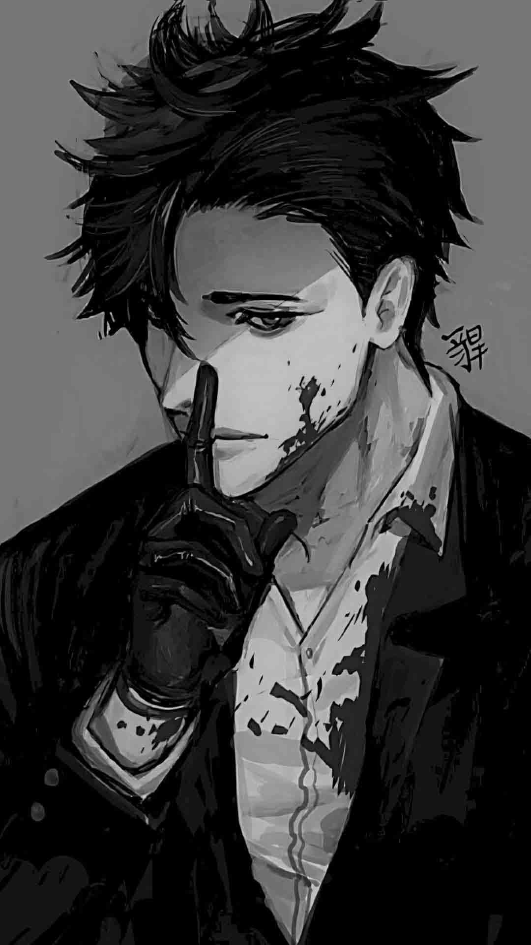 99.000+ Ảnh Anime Nam Buồn ĐEN TRẮNG ?️??, Avatar Đen Trắng Anime Nam Buồn 