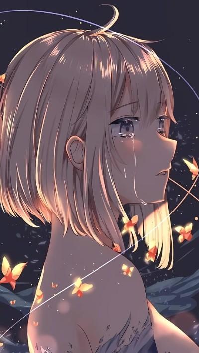 Hình nền buồn khóc 4K cho điện thoại, máy tính