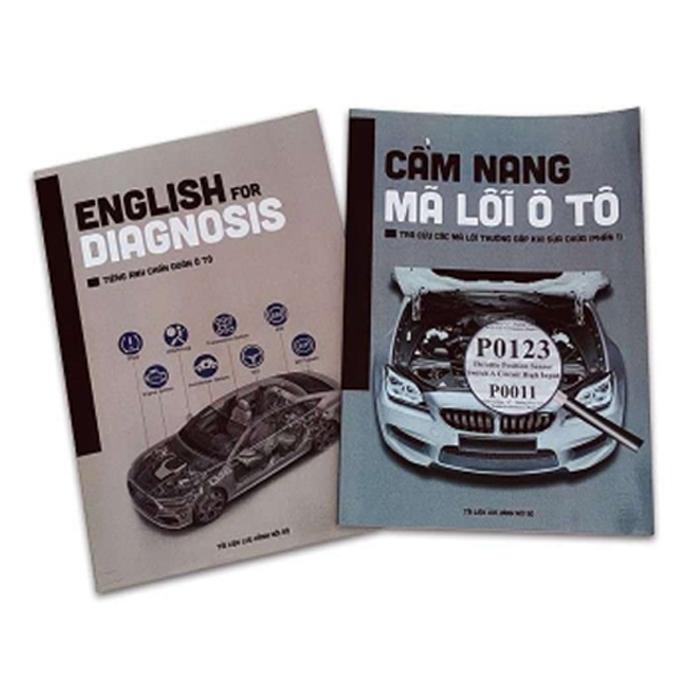 BỘ SÁCH TIẾNG ANH CHẨN ĐOÁN VÀ CẨM NANG MÃ LỖI Ô TÔ