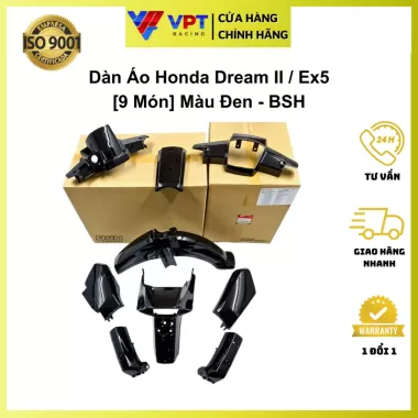 Dàn áo EX5 | Áo Dream II, Super Dream đen chính hãng BSH Malaysia 06900