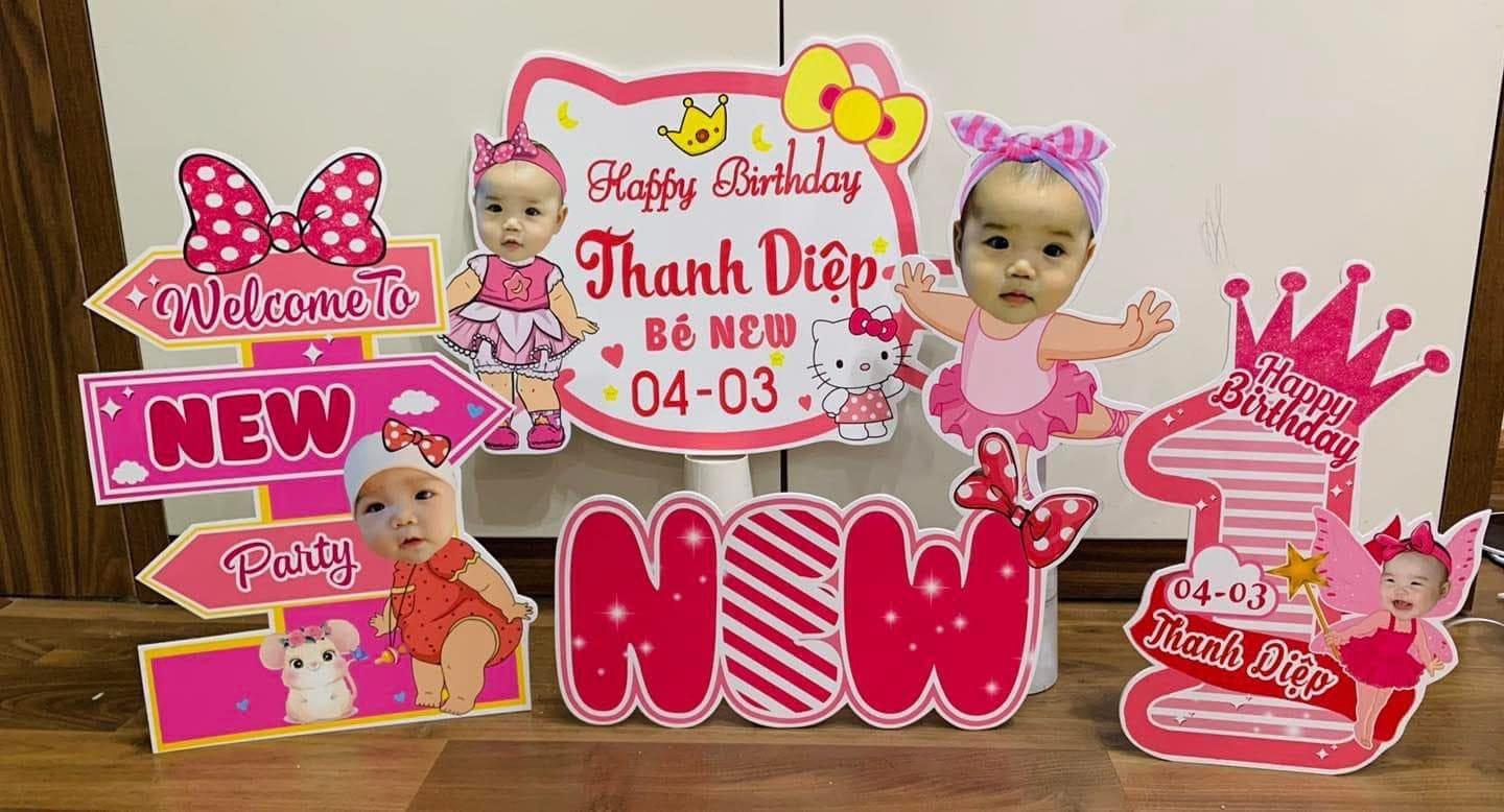 Chibi sinh nhật bé gái