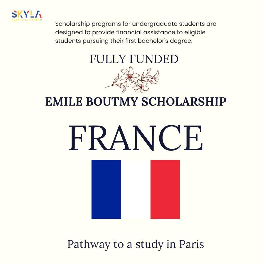 Học bổng toàn phần Emile Boutmy 2024 tại Paris
