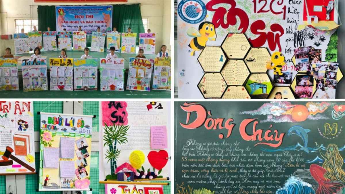 100+ mẫu báo tường 20/11 đoạt giải, đơn giản, đẹp nhất 2025