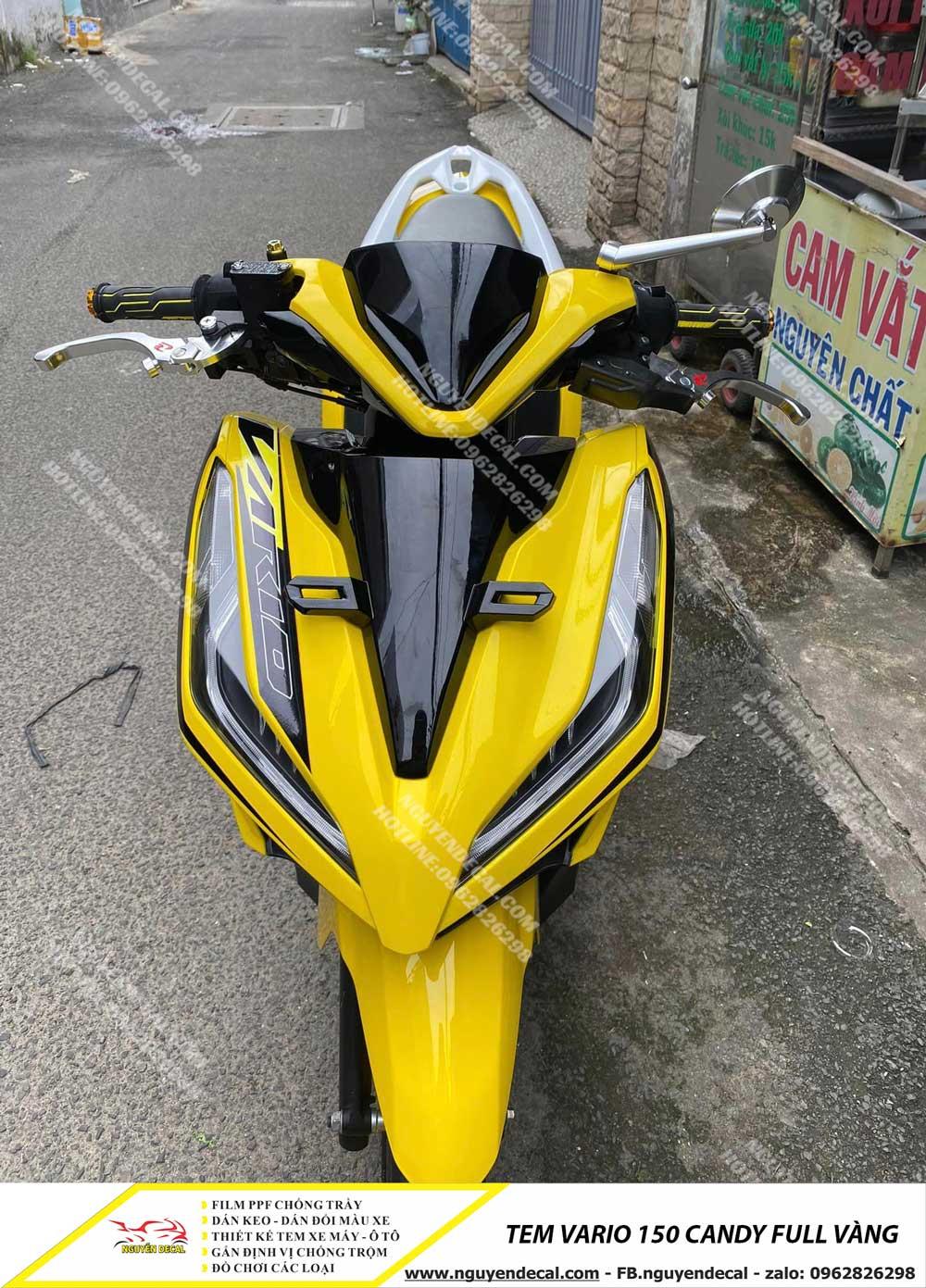 Tem Vario 150 candy full vàng