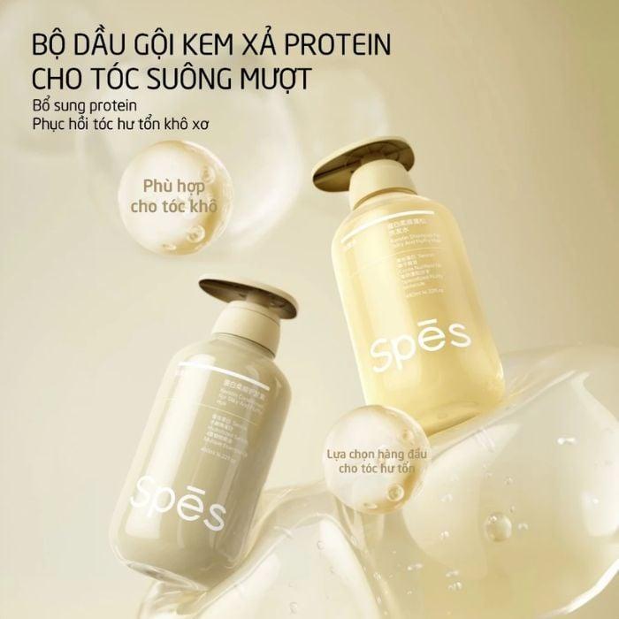 Dầu Gội Giúp Tóc Suôn Mượt Và Bồng Bềnh Spes Keratin Shampoo For Silky And Fluffy Hair
