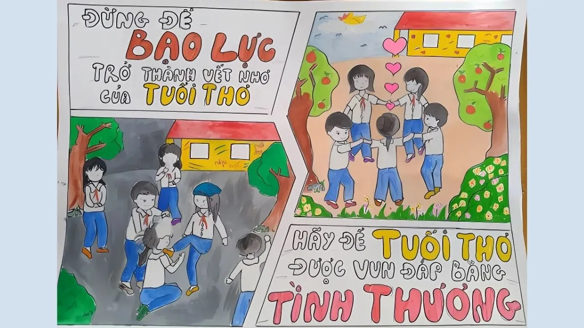 Tranh Vẽ Về Bạo Lực Học Đường: Ý Nghĩa Sâu Sắc Và Hướng Dẫn Chi Tiết Cho Học Sinh