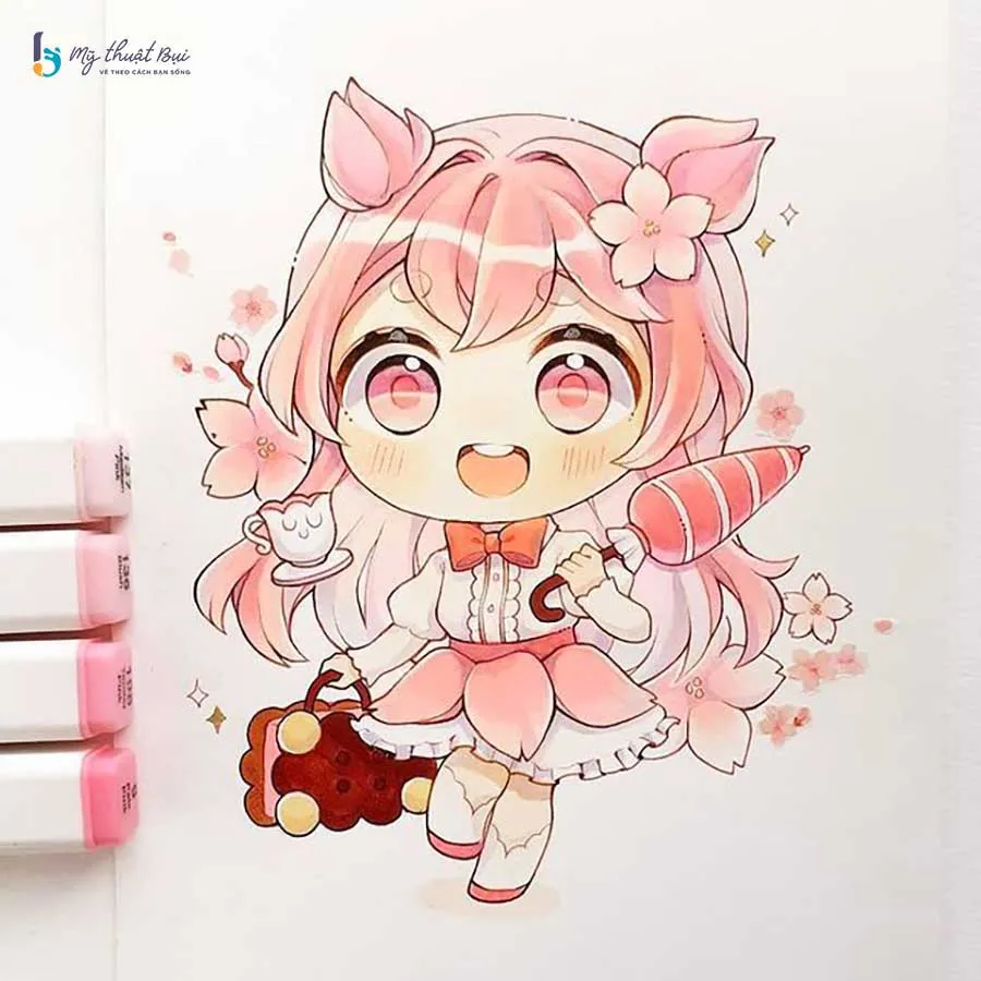 Vẽ Chibi Cute Girl Đơn Giản: Hướng Dẫn Từng Bước Cho Người Mới Bắt Đầu
