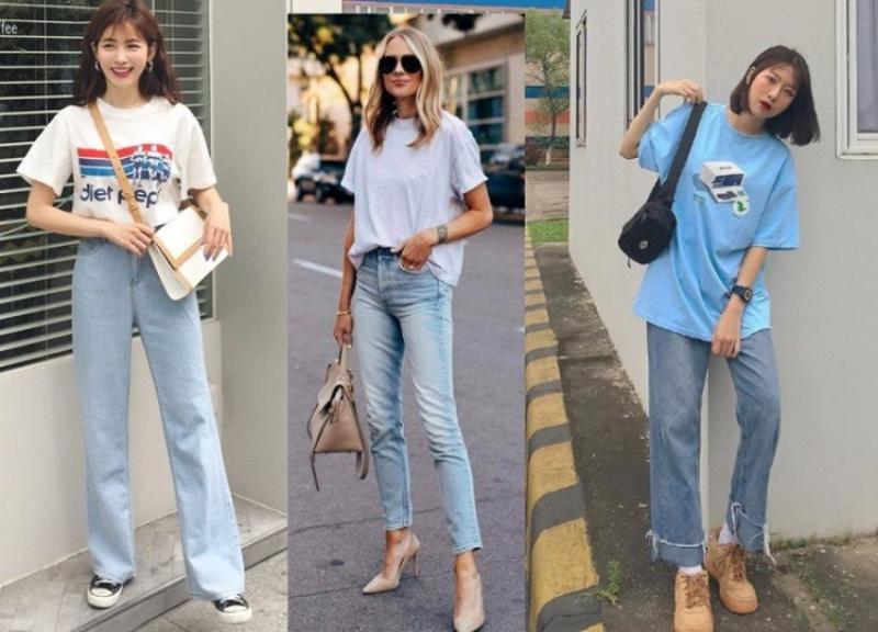 11 cách phối đồ với áo thun form rộng nữ cực xinh cực cá tính
