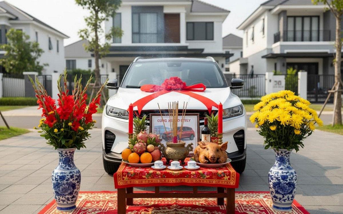 Hướng dẫn cúng xe mới 2025: Chi tiết cách cúng, bài văn khấn và lễ vật 