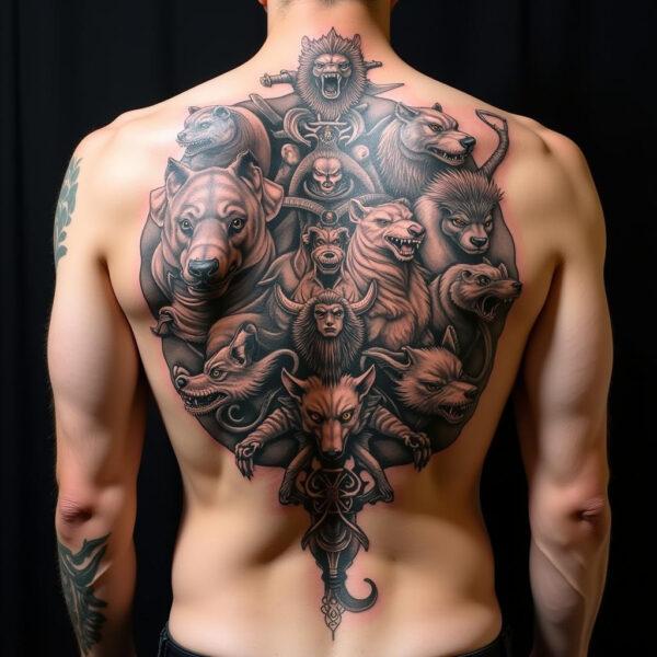 Giải Mã Ý Nghĩa Hình Xăm 12 Con Giáp Chiến Binh