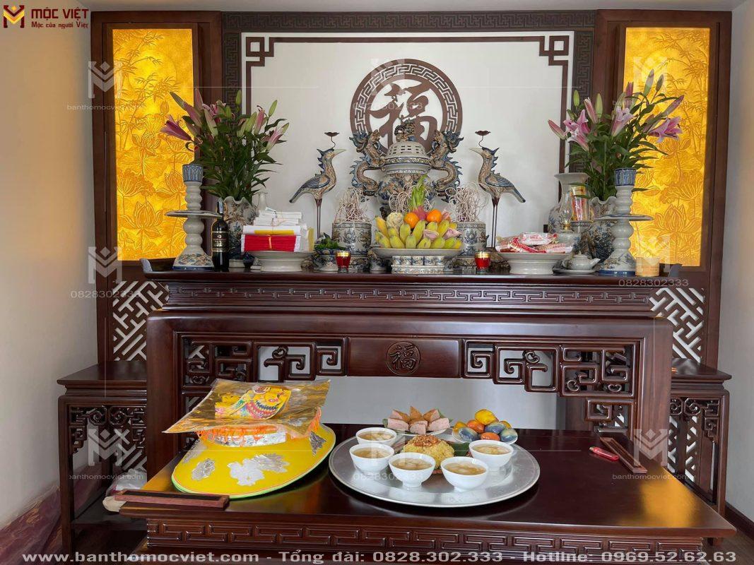 Mâm cơm cúng gia tiên đầy đủ và văn khấn gia tiên chuẩn nhất