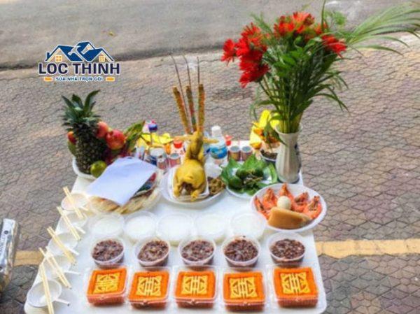 Mâm cúng sửa nhà cầu tài lộc chuẩn phong thủy và lưu ý