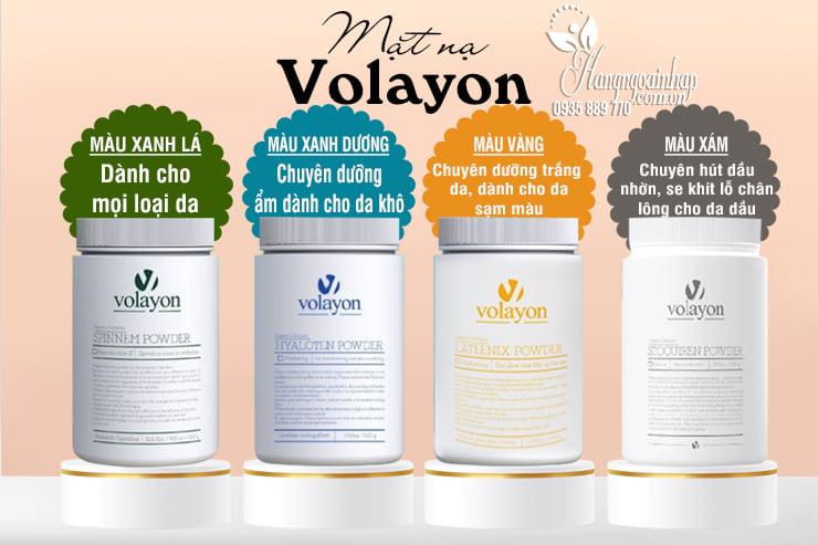 Mặt nạ Volayon dạng bột 500g của Hàn Quốc đủ 4 màu