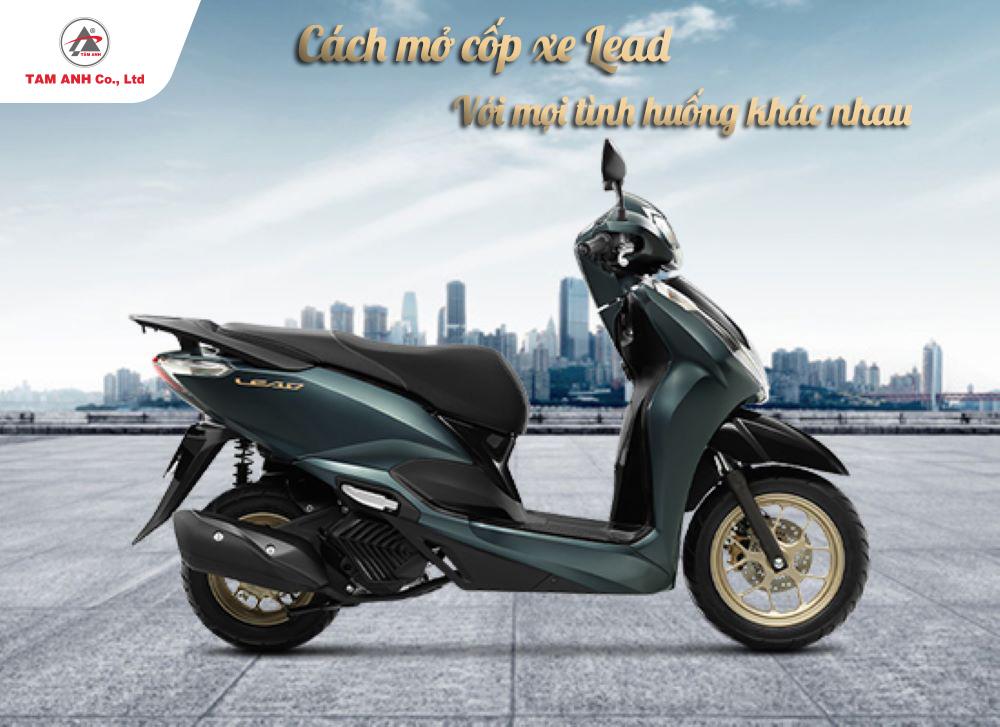 Cách mở cốp xe Lead đơn giản với mọi tình huống khác nhau
